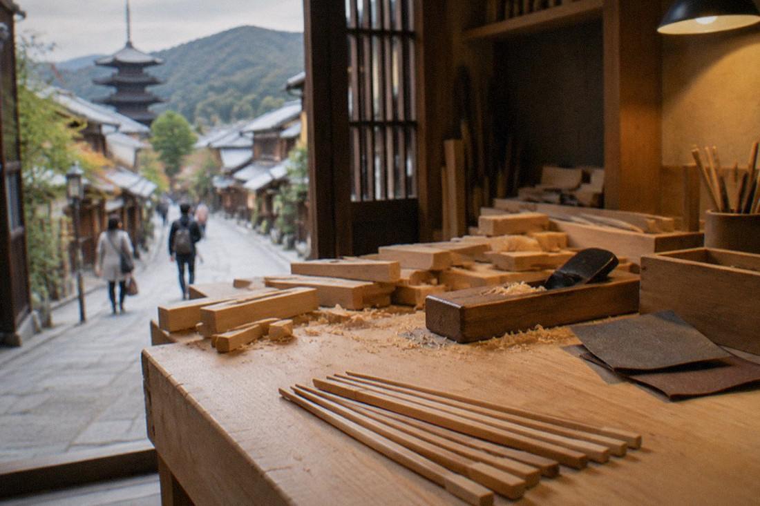 Chopsticks Making, Engraving Option, Gion
