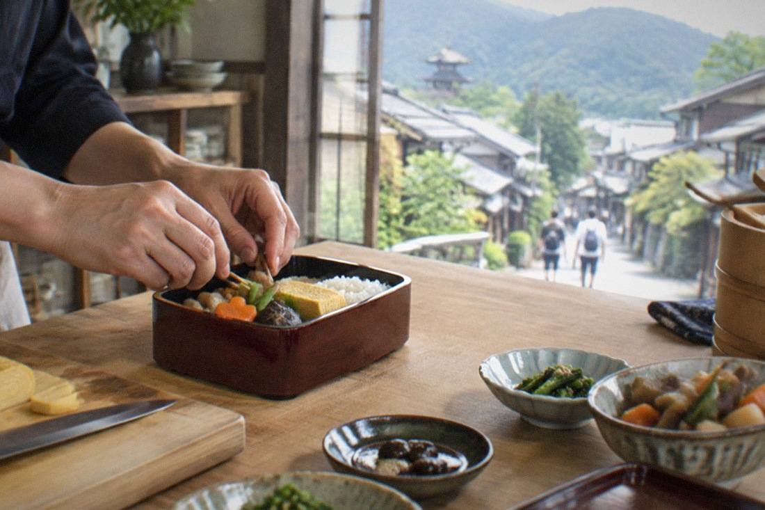 Small-Group Washoku Bento Class, Kyoto